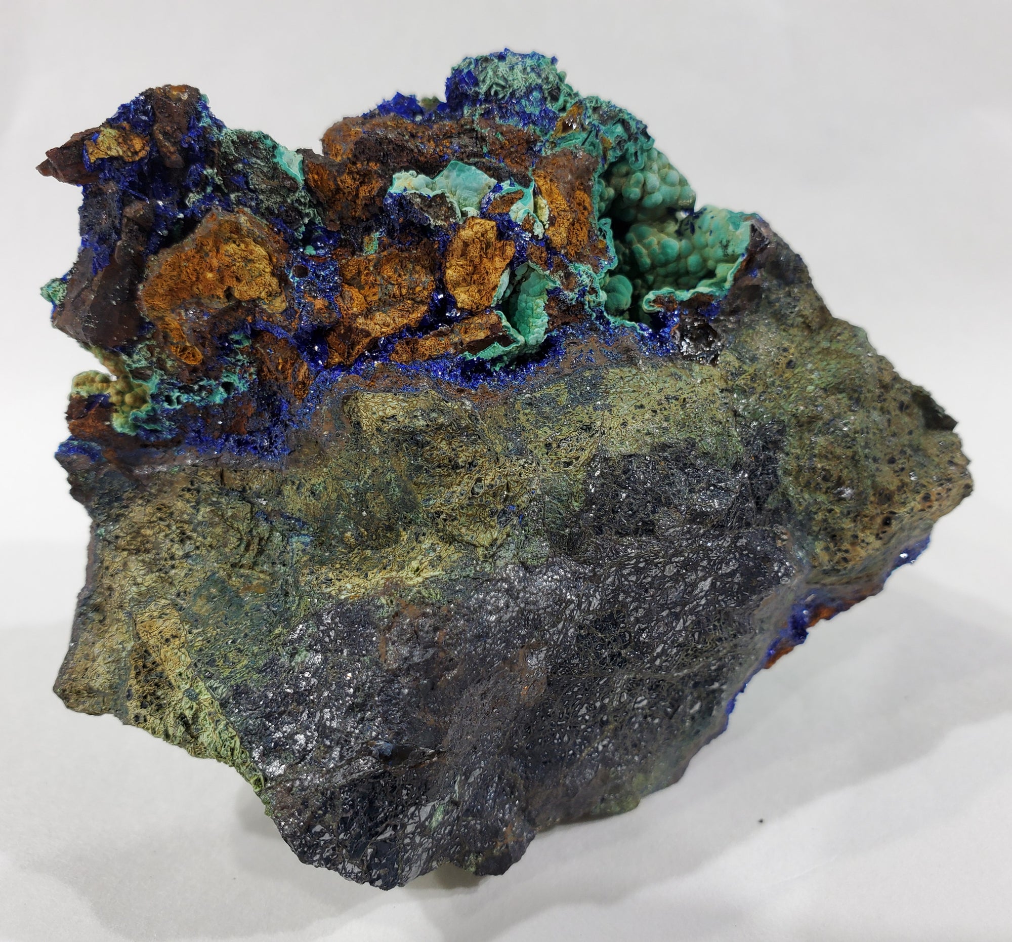 Azurite w/ Malachite