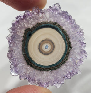 Amethyst Stalactite Slice, Uruguay