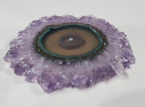 Amethyst Stalactite Slice, Uruguay