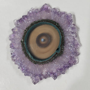 Amethyst Stalactite Slice, Uruguay