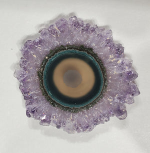 Amethyst Stalactite Slice, Uruguay