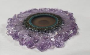 Amethyst Stalactite Slice, Uruguay