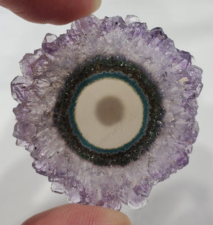 Amethyst Stalactite Slice, Uruguay