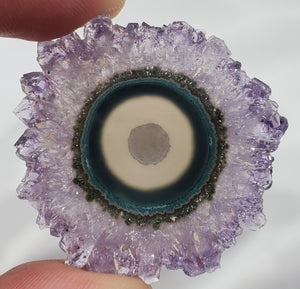 Amethyst Stalactite Slice, Uruguay