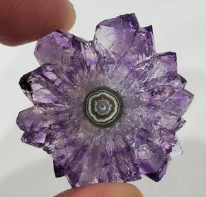 Amethyst Stalactite Slice, Uruguay