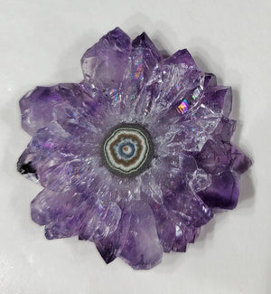 Amethyst Stalactite Slice, Uruguay