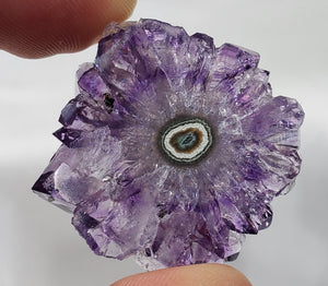 Amethyst Stalactite Slice, Uruguay