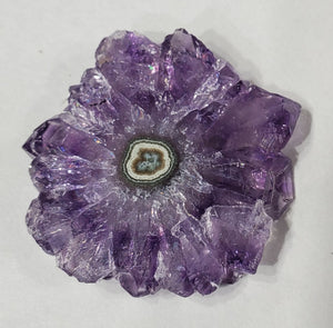 Amethyst Stalactite Slice, Uruguay