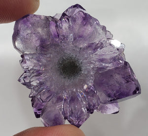 Amethyst Stalactite Slice, Uruguay