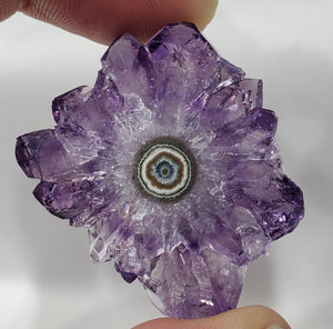 Amethyst Stalactite Slice, Uruguay