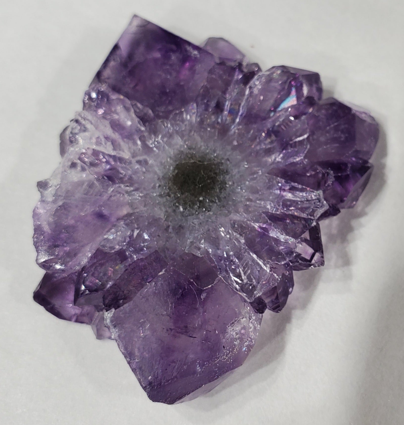 Amethyst Stalactite Slice, Uruguay