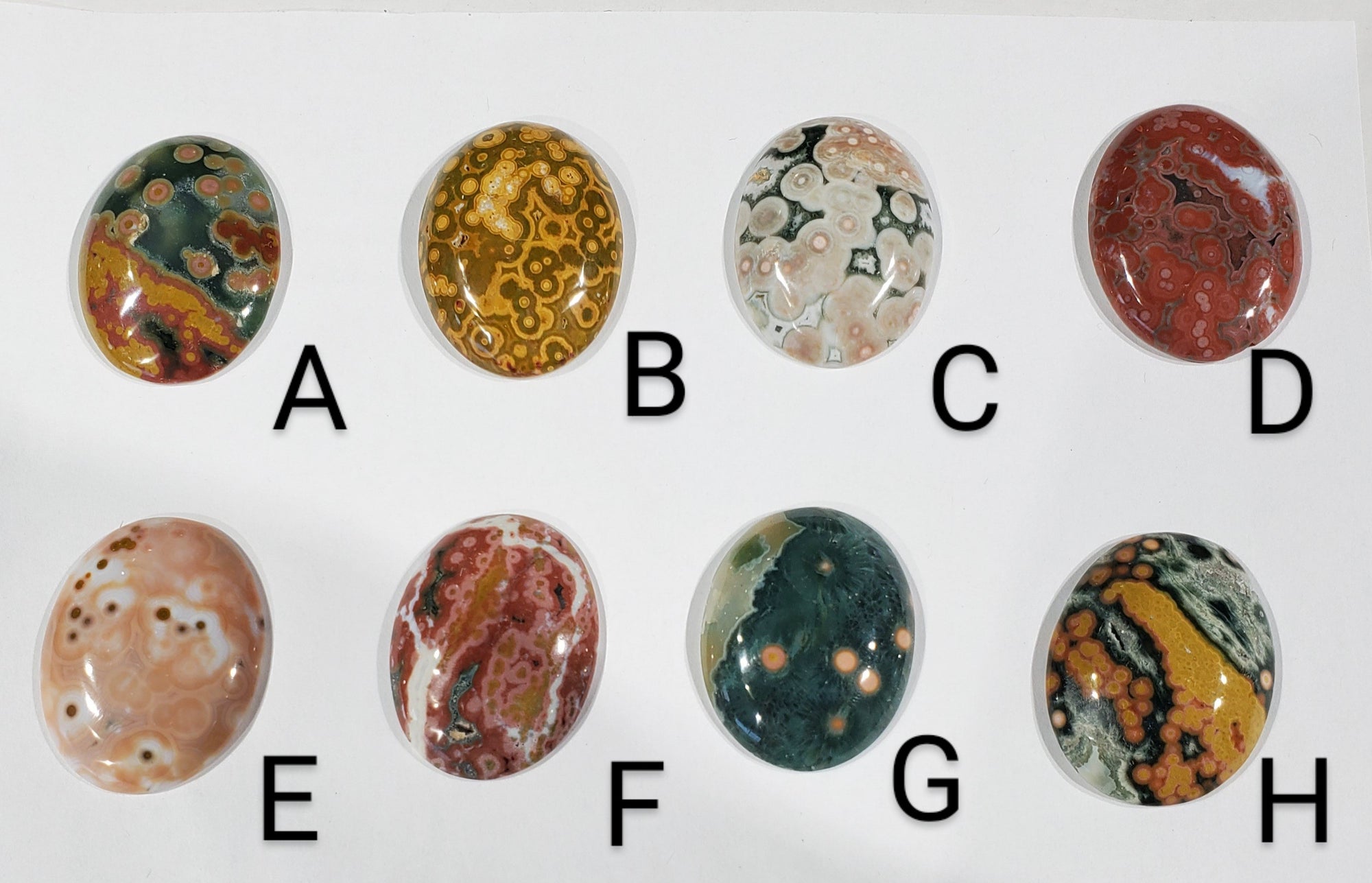 Ocean Jasper Cabochons
