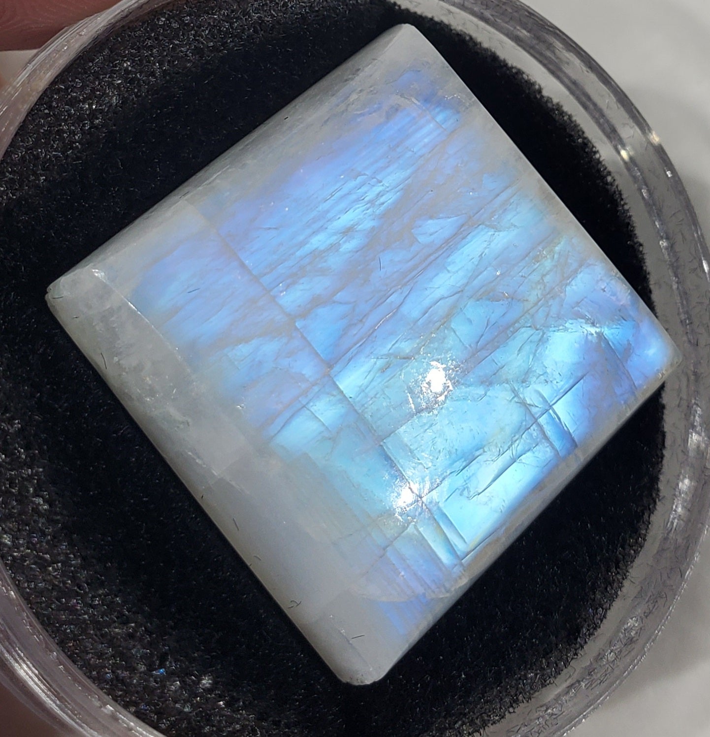 Rainbow Moonstone Cabochon