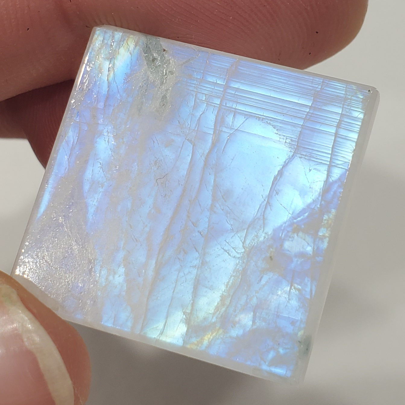 Rainbow Moonstone Cabochon