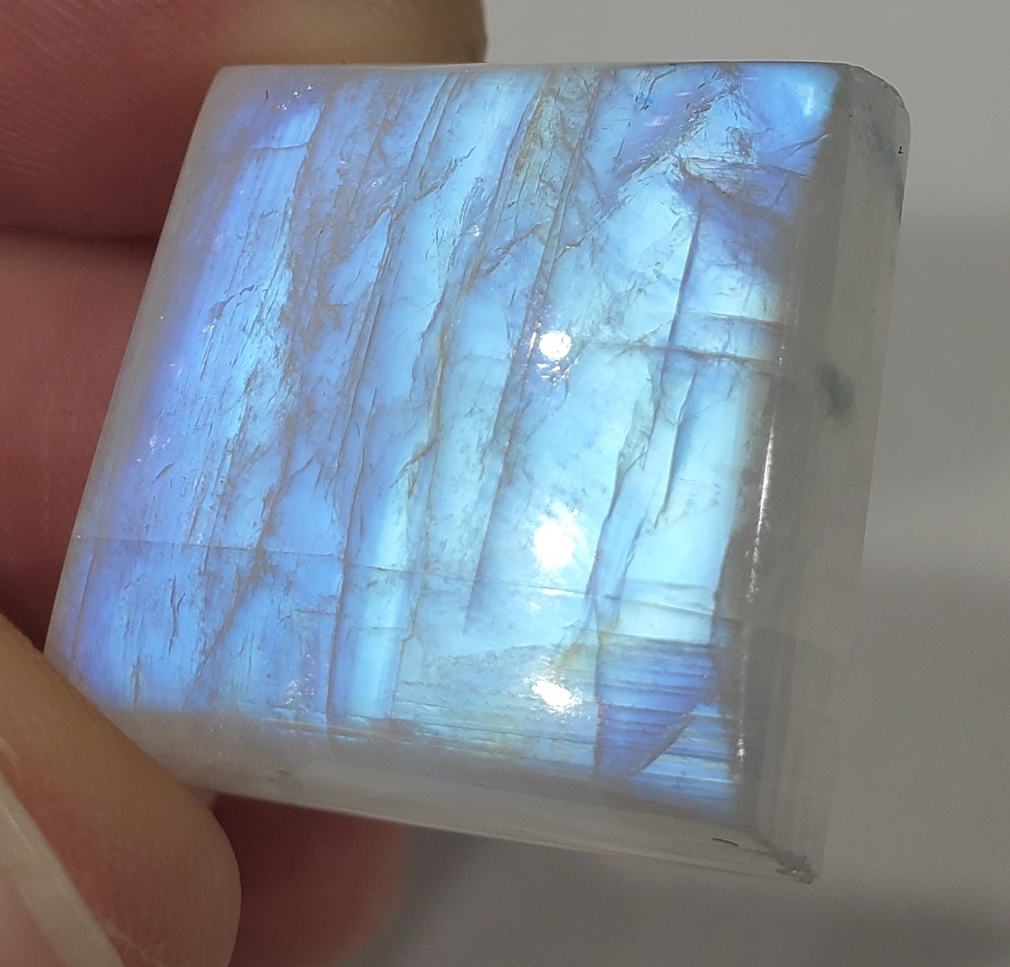 Rainbow Moonstone Cabochon