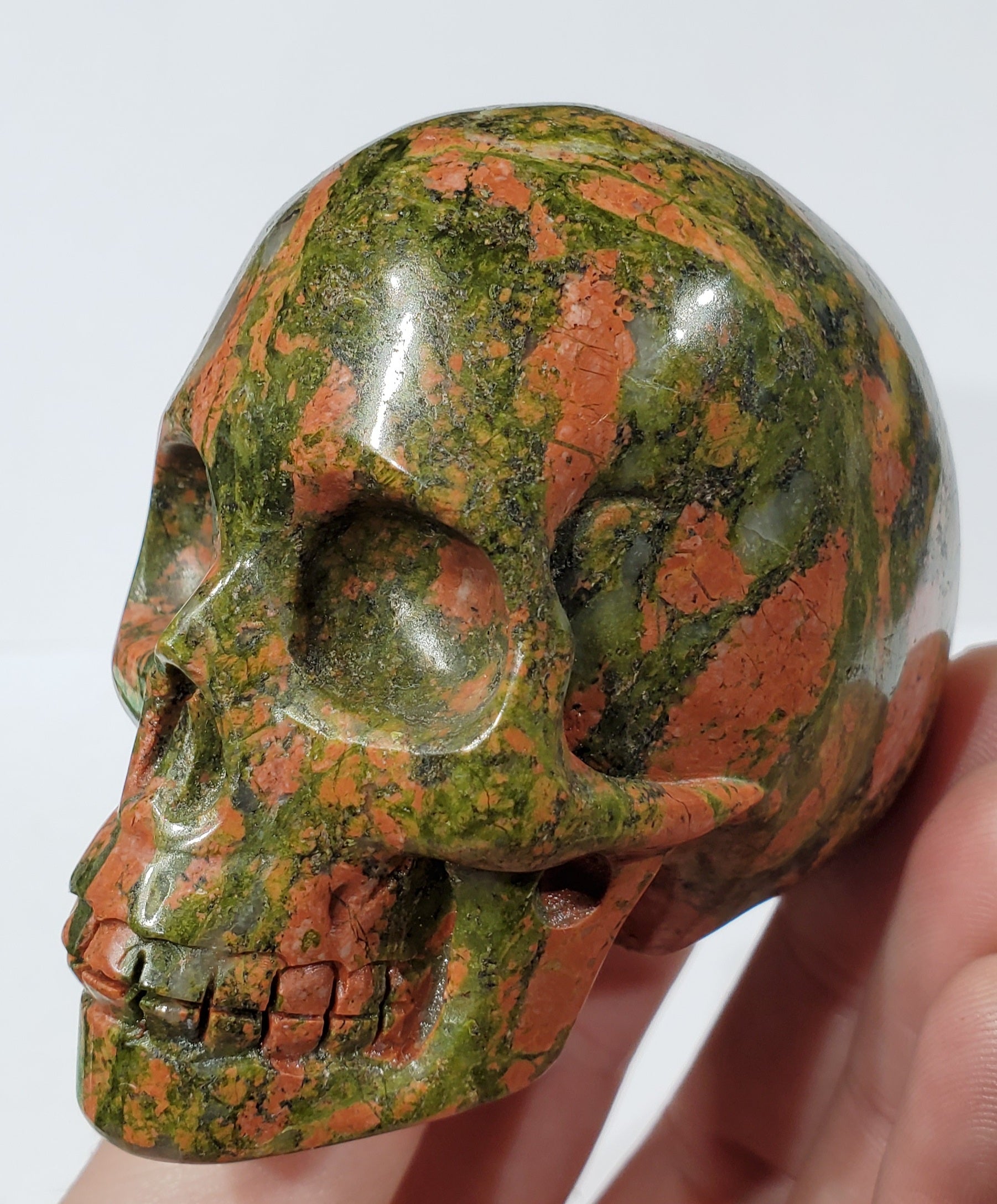 Unakite Skull