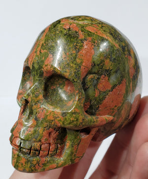 Unakite Skull