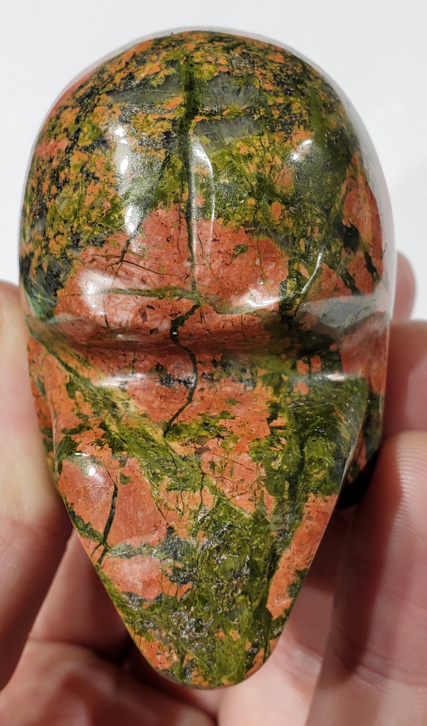 Unakite Skull