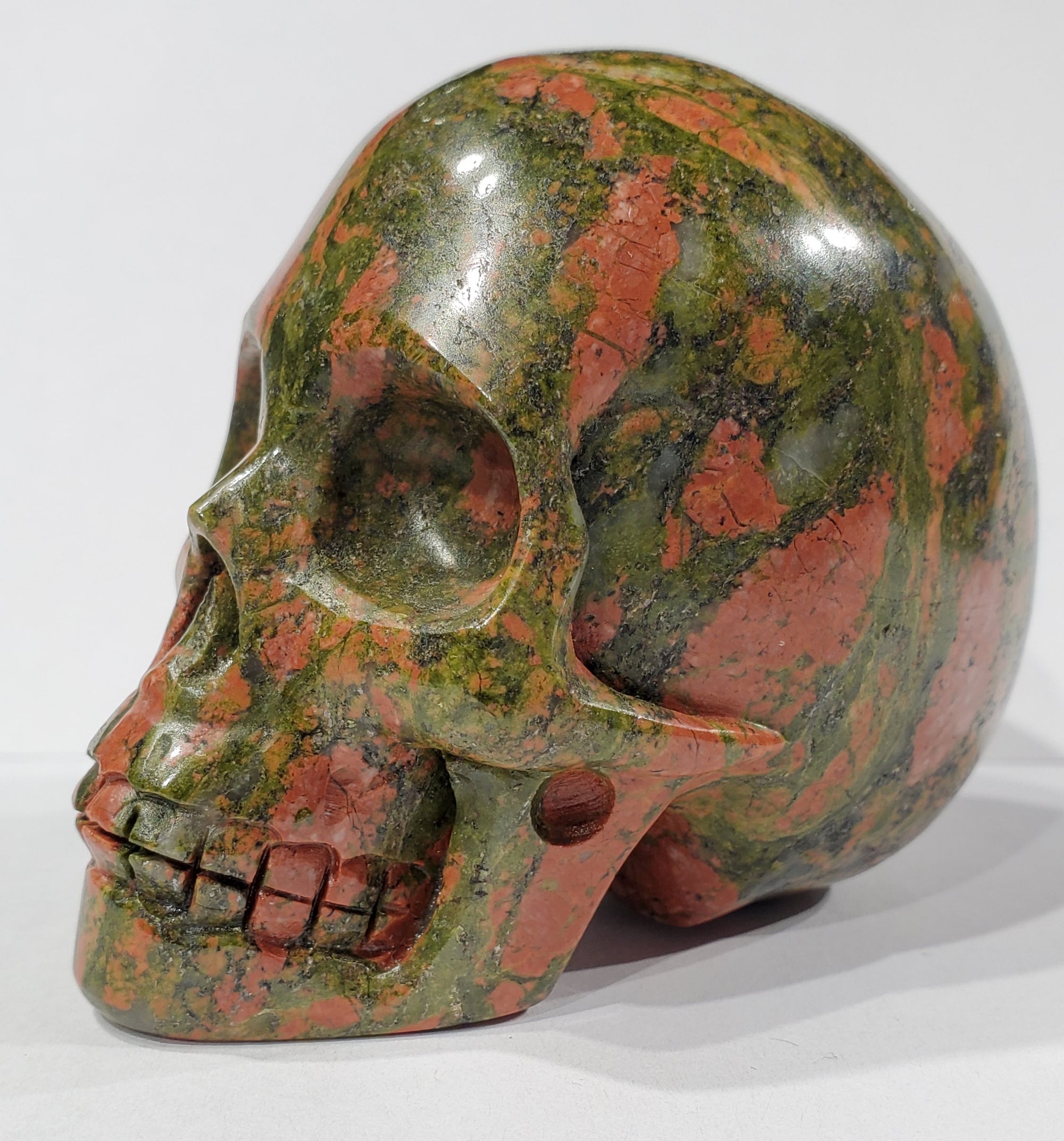 Unakite Skull