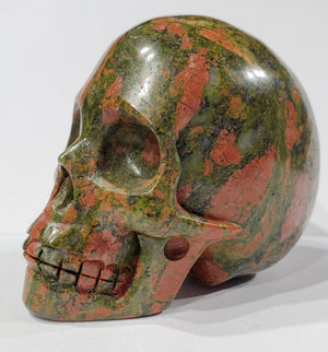 Unakite Skull