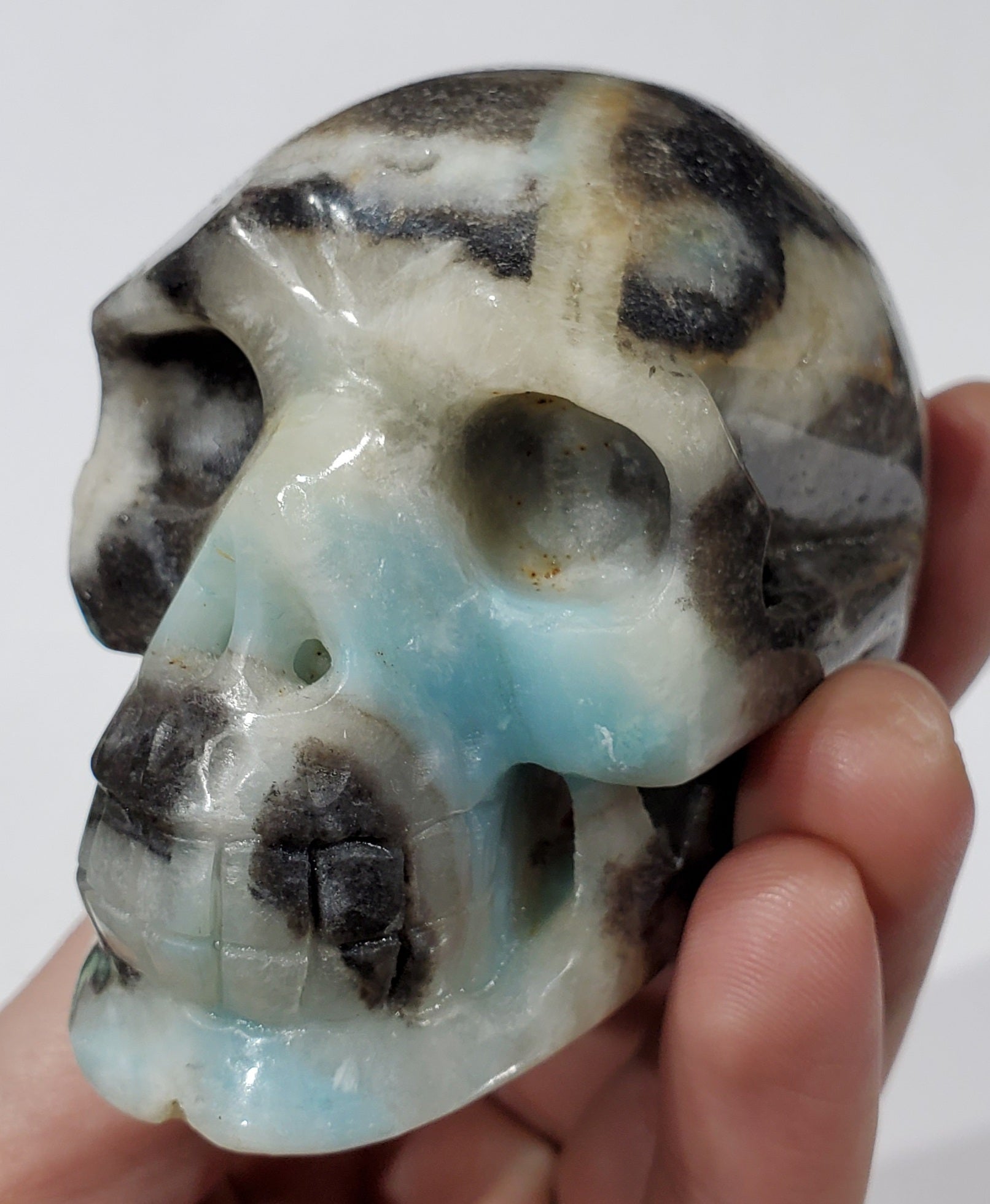Amazonite Skull