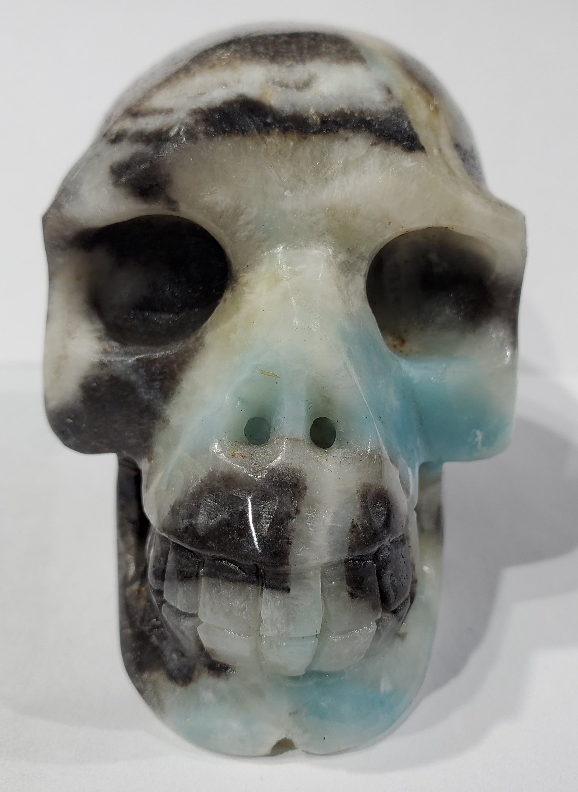 Amazonite Skull