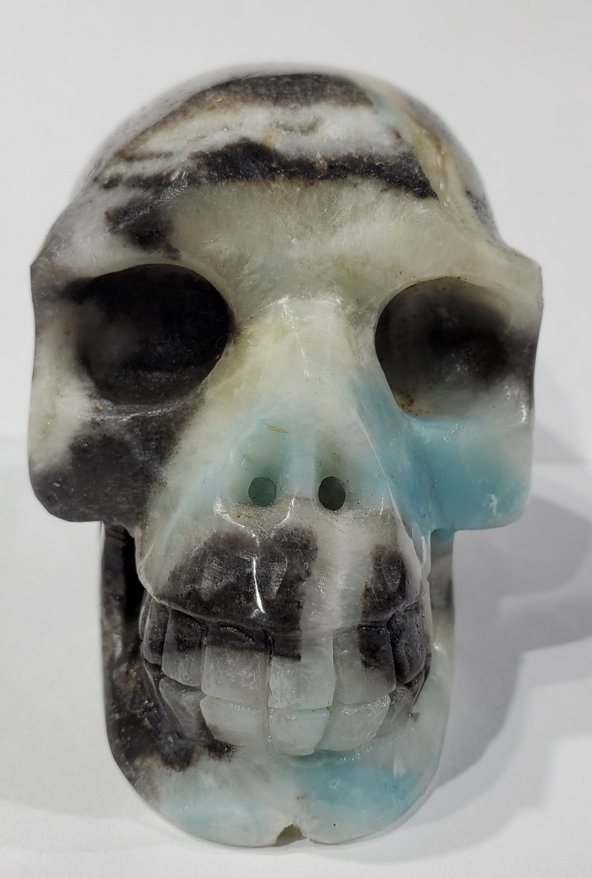 Amazonite Skull