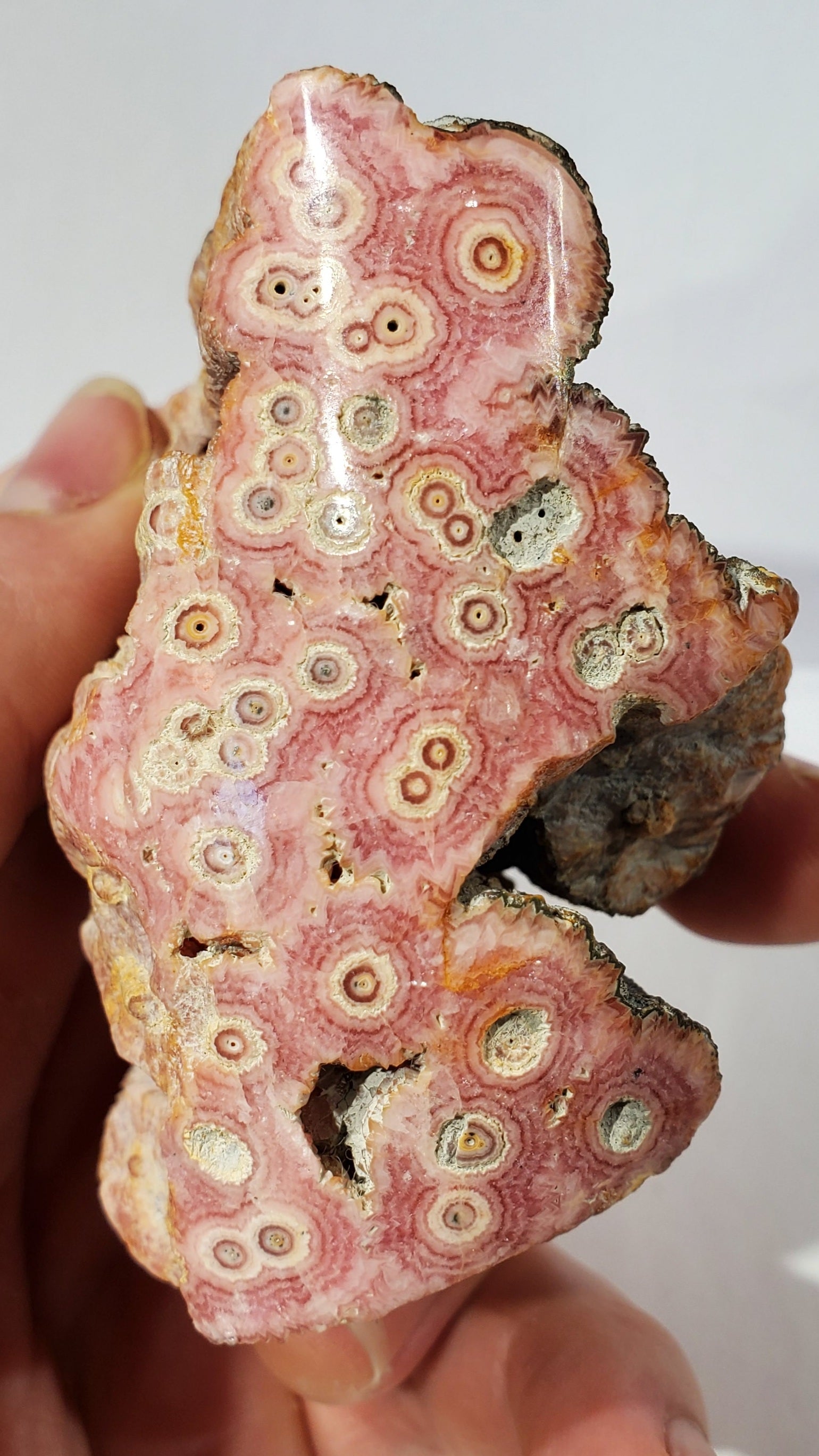 Rhodochrosite Stalactite