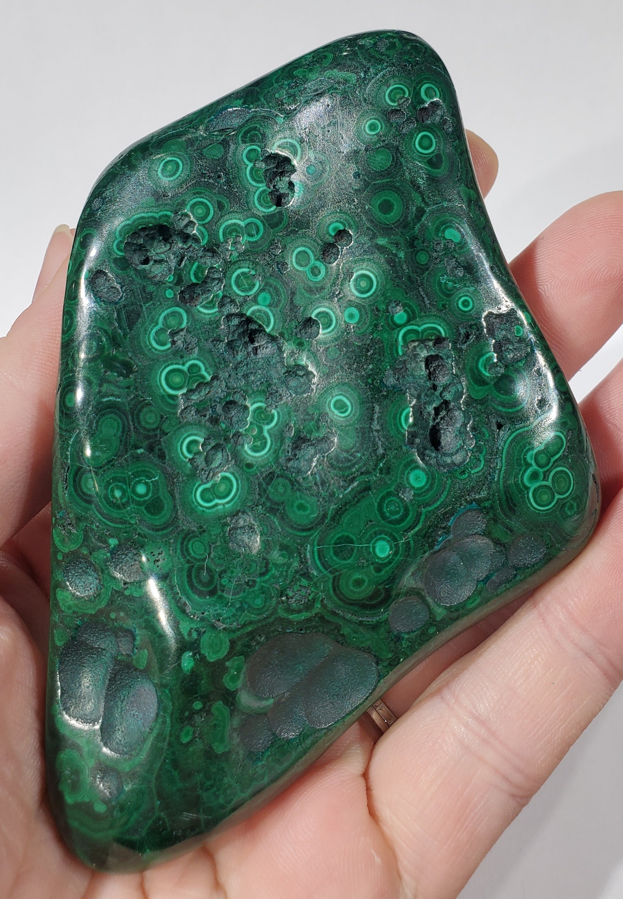 Polished Malachite, Congo