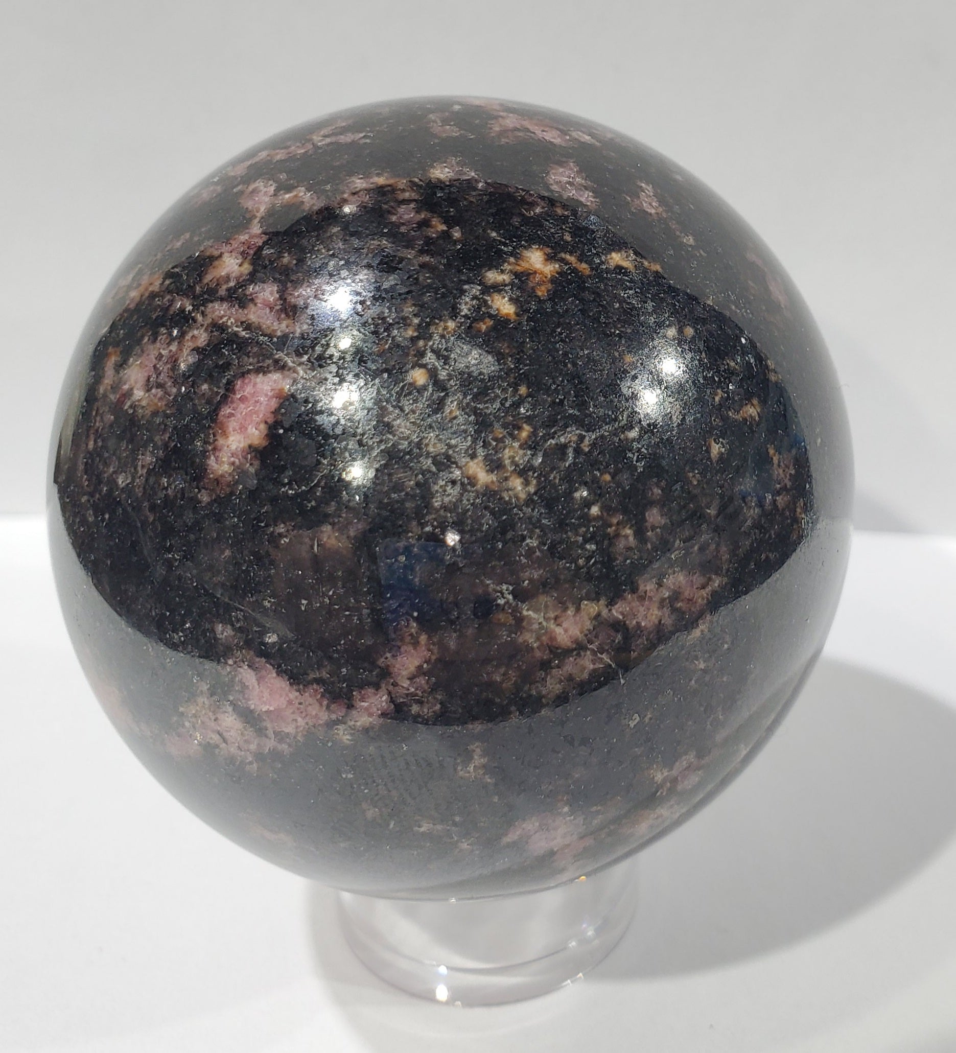 Rhodonite Sphere