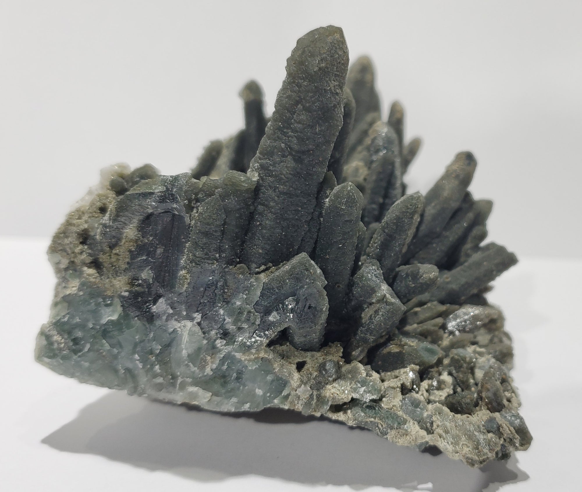 Quartz w/ Hedenbergite (Inner Mongolia)