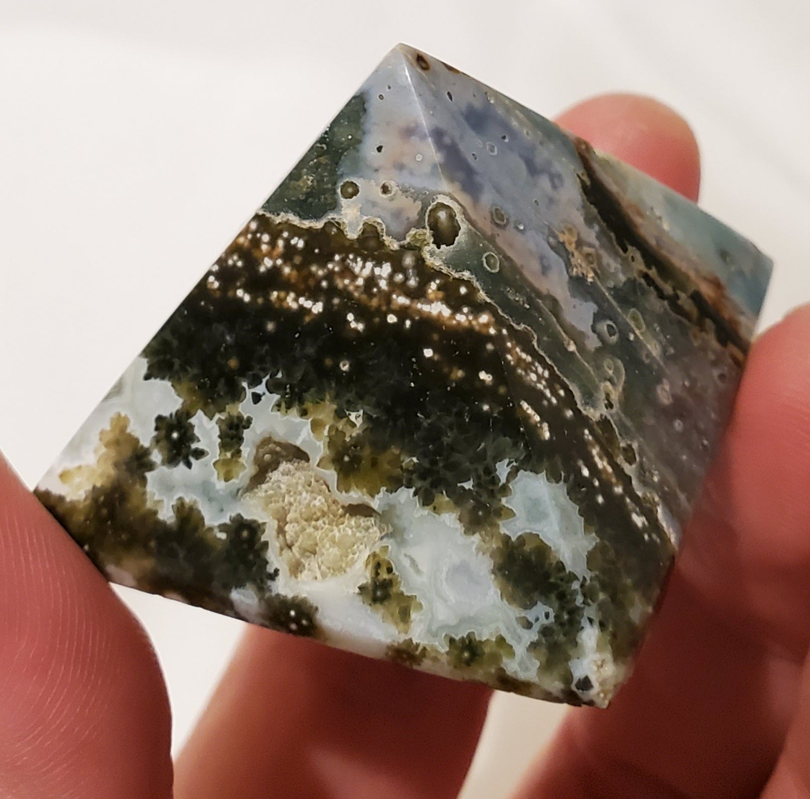 Ocean Jasper Pyramid, Madagascar