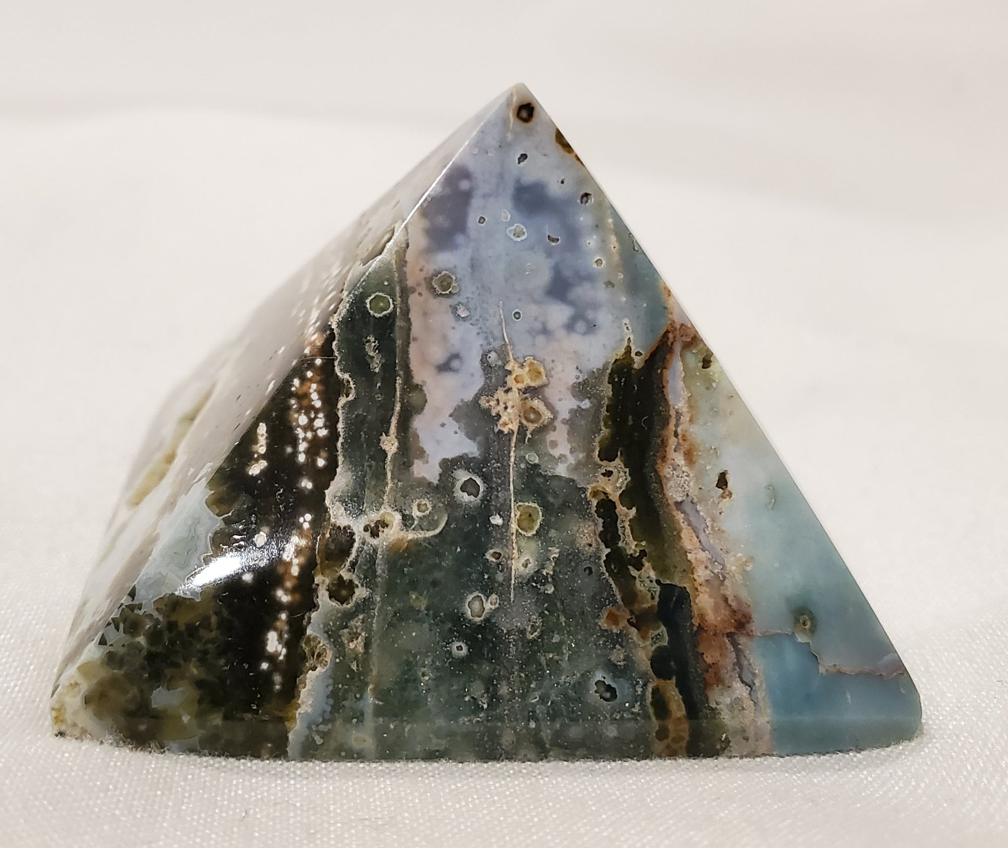 Ocean Jasper Pyramid, Madagascar