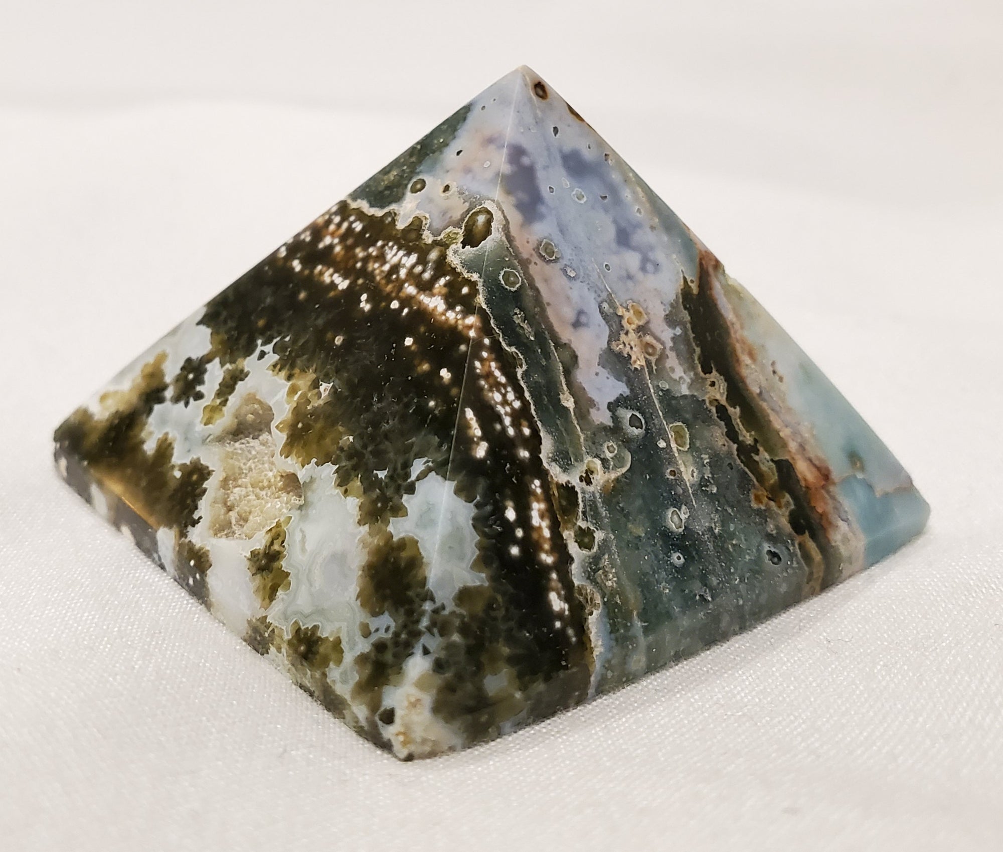 Ocean Jasper Pyramid, Madagascar