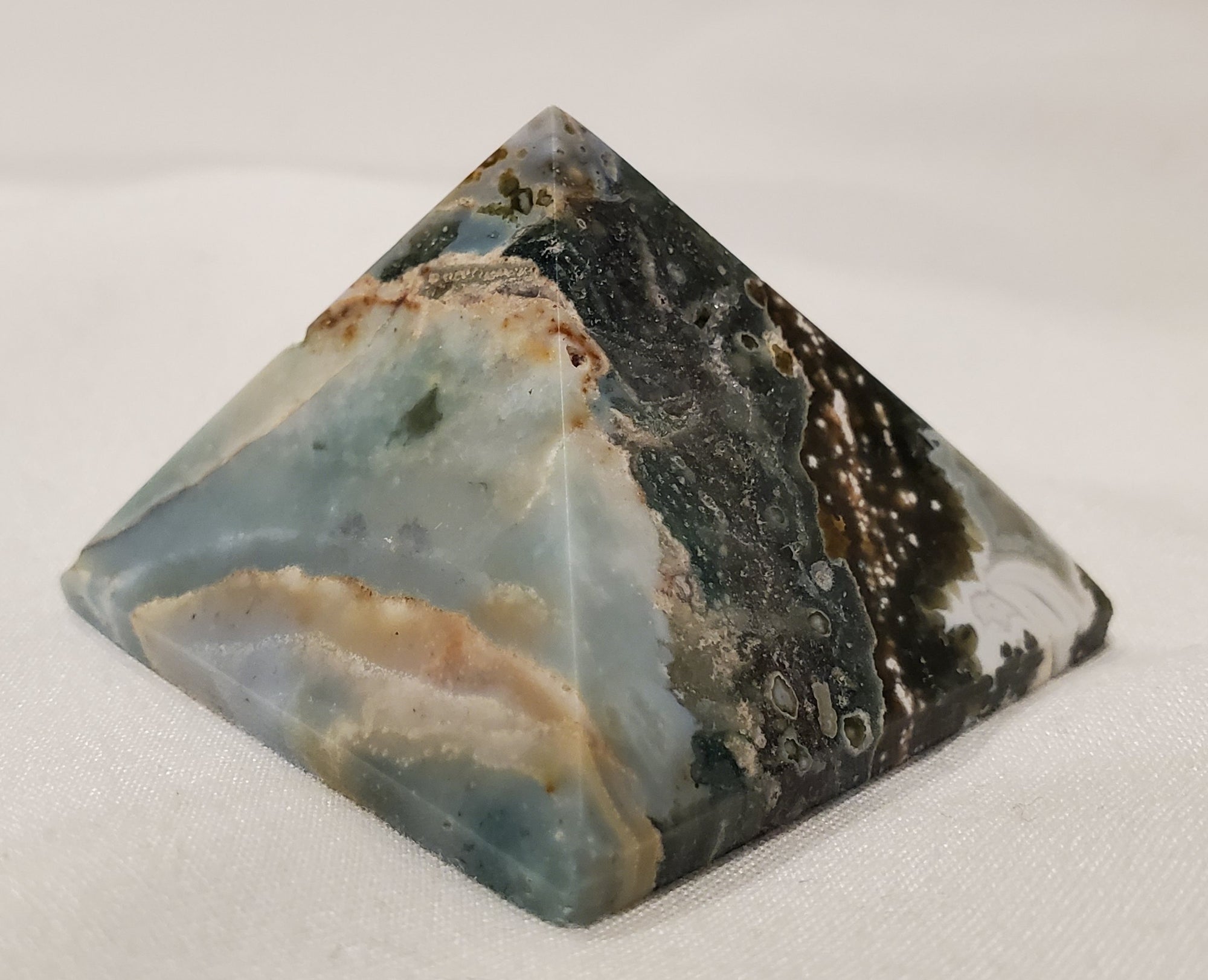 Ocean Jasper Pyramid, Madagascar