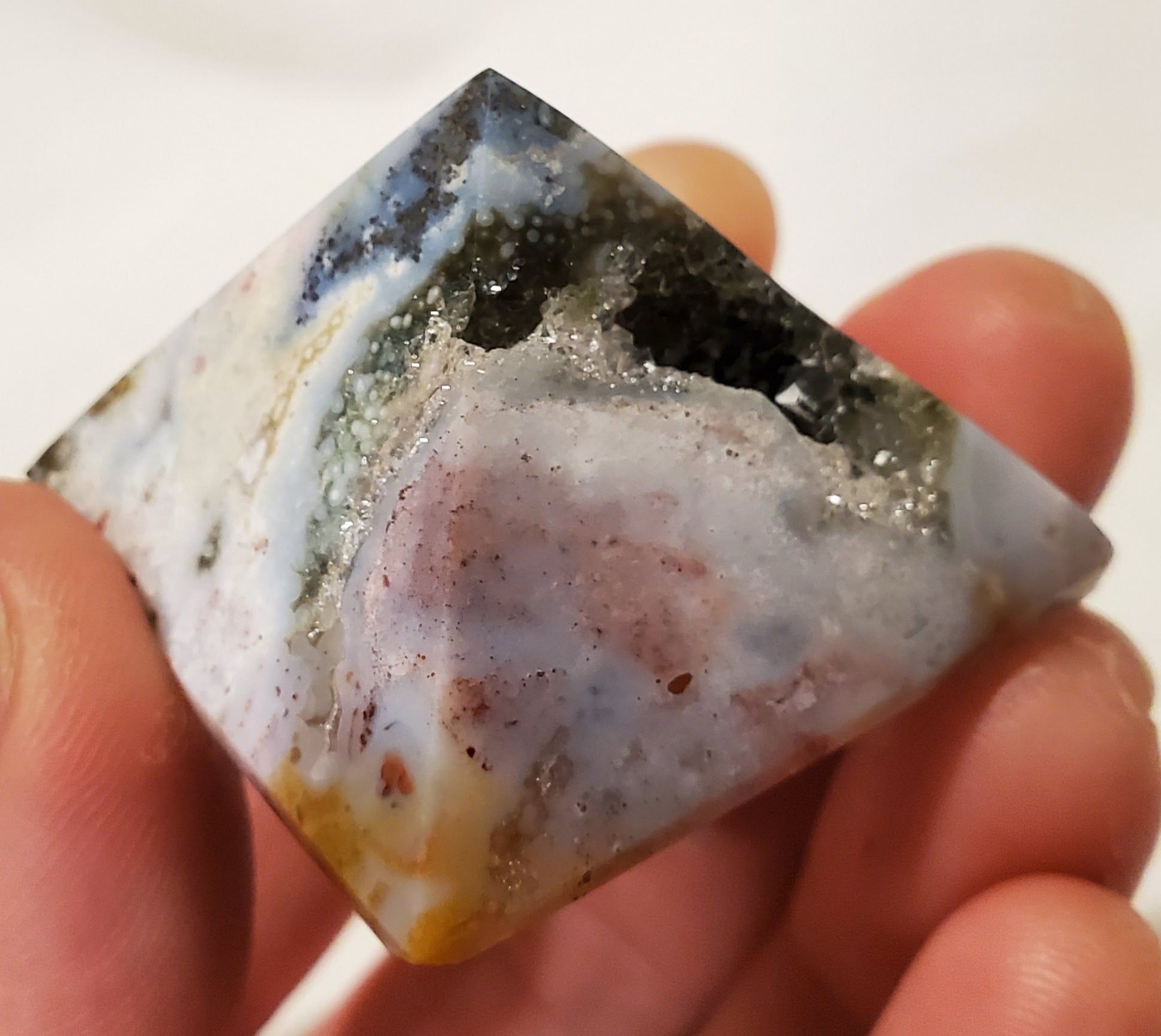 Ocean Jasper Pyramid, Madagascar