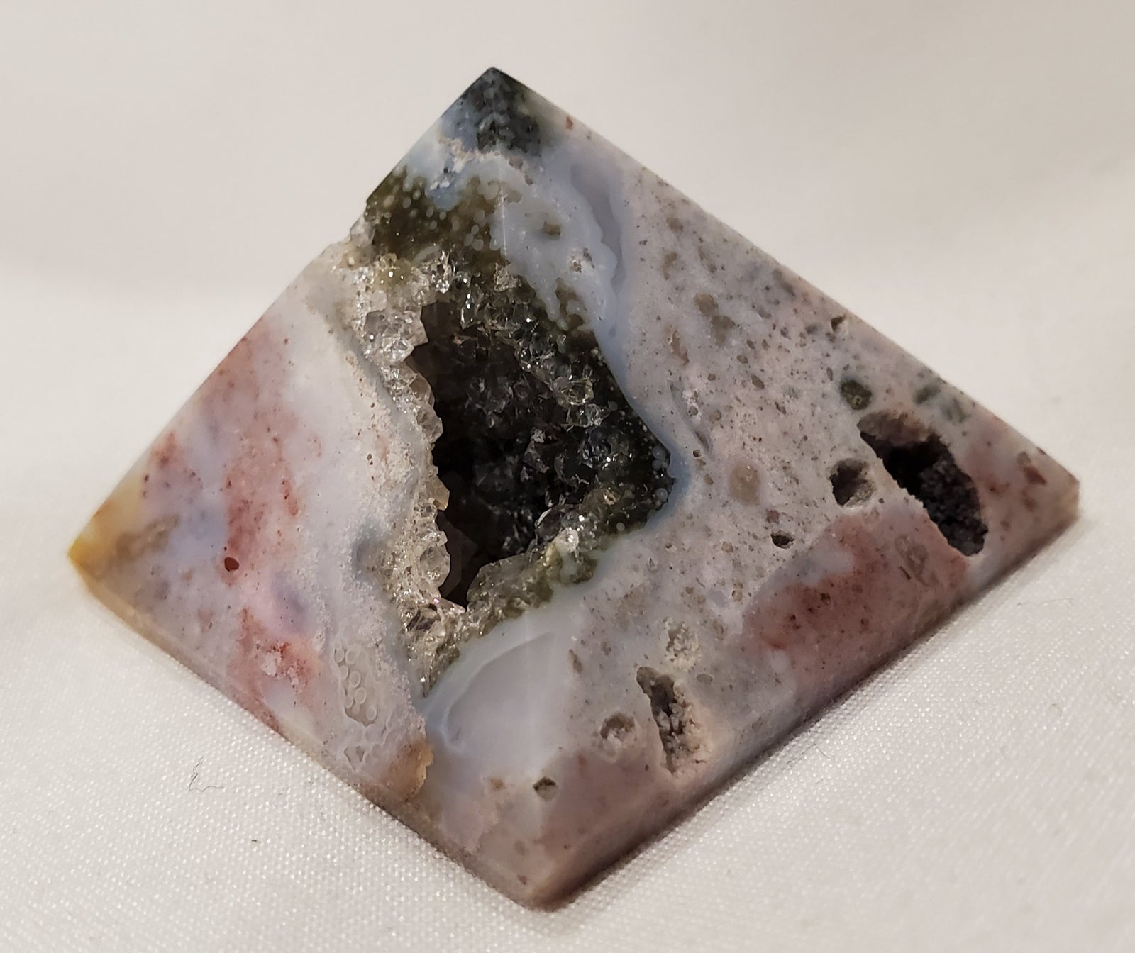 Ocean Jasper Pyramid, Madagascar