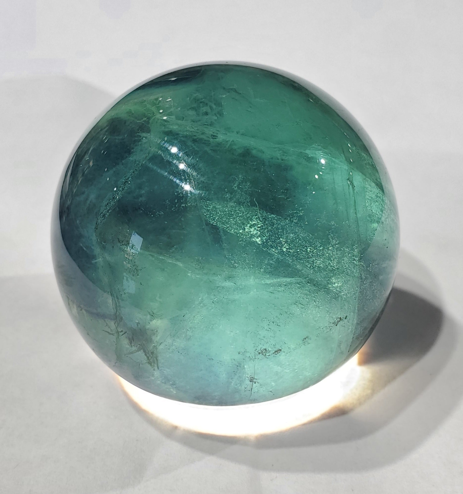 Rainbow Fluorite Sphere, China