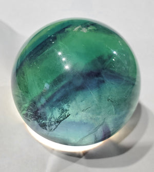 Rainbow Fluorite Sphere, China