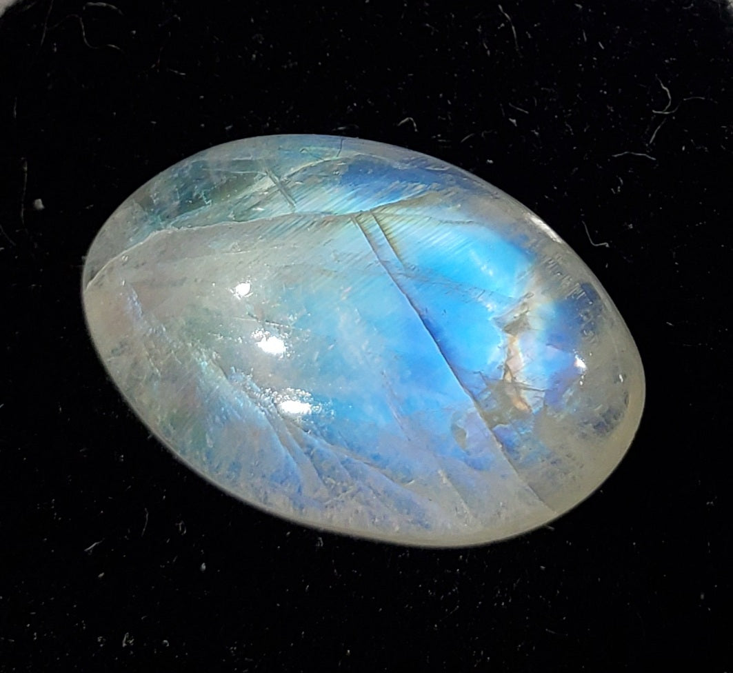 Rainbow Moonstone Cabochon