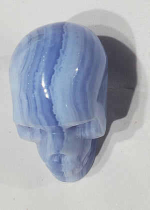 Blue Lace Agate Skull, Indonesia