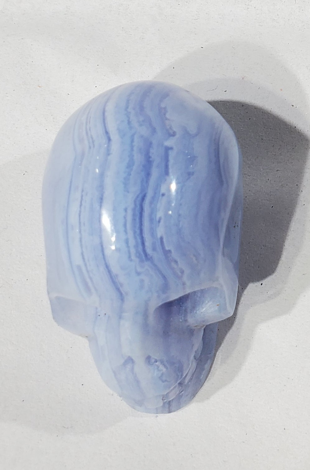 Blue Lace Agate Skull, Indonesia