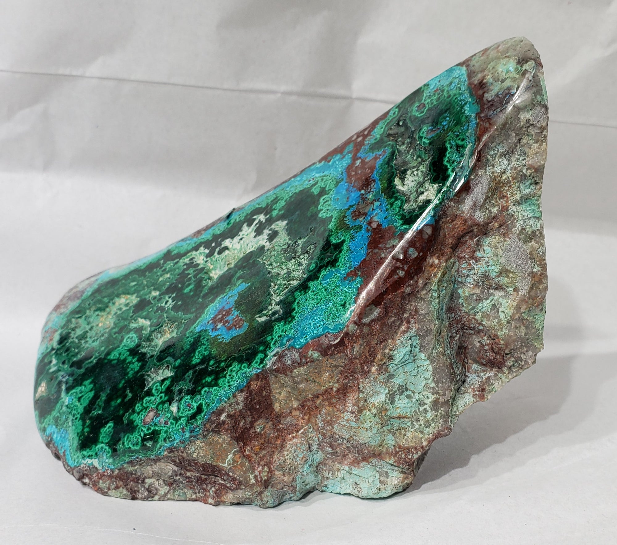 Malachite and Chrysocolla Free Form, Arizona