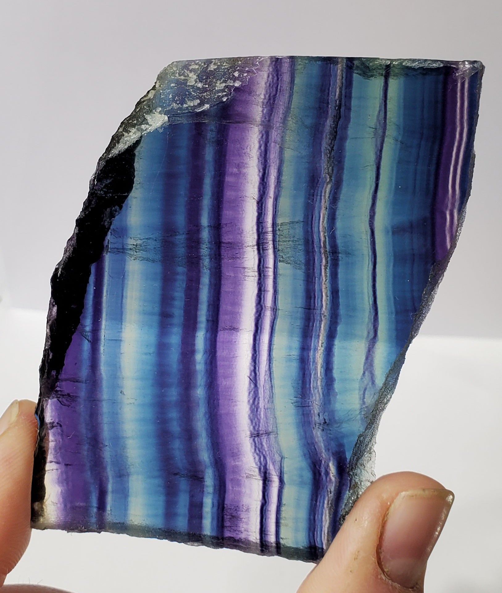 Rainbow Fluorite Slab, China