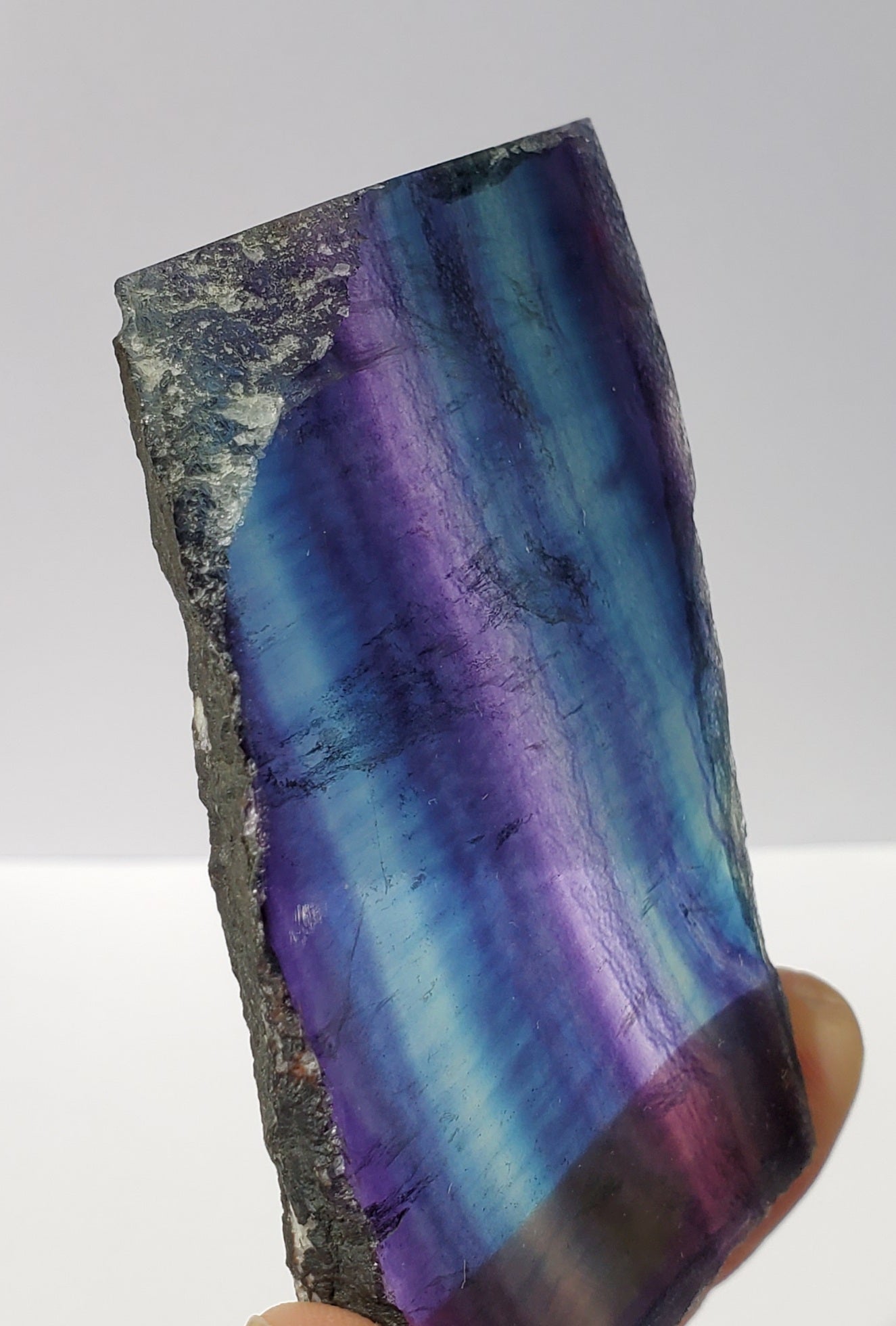 Rainbow Fluorite Slab, China