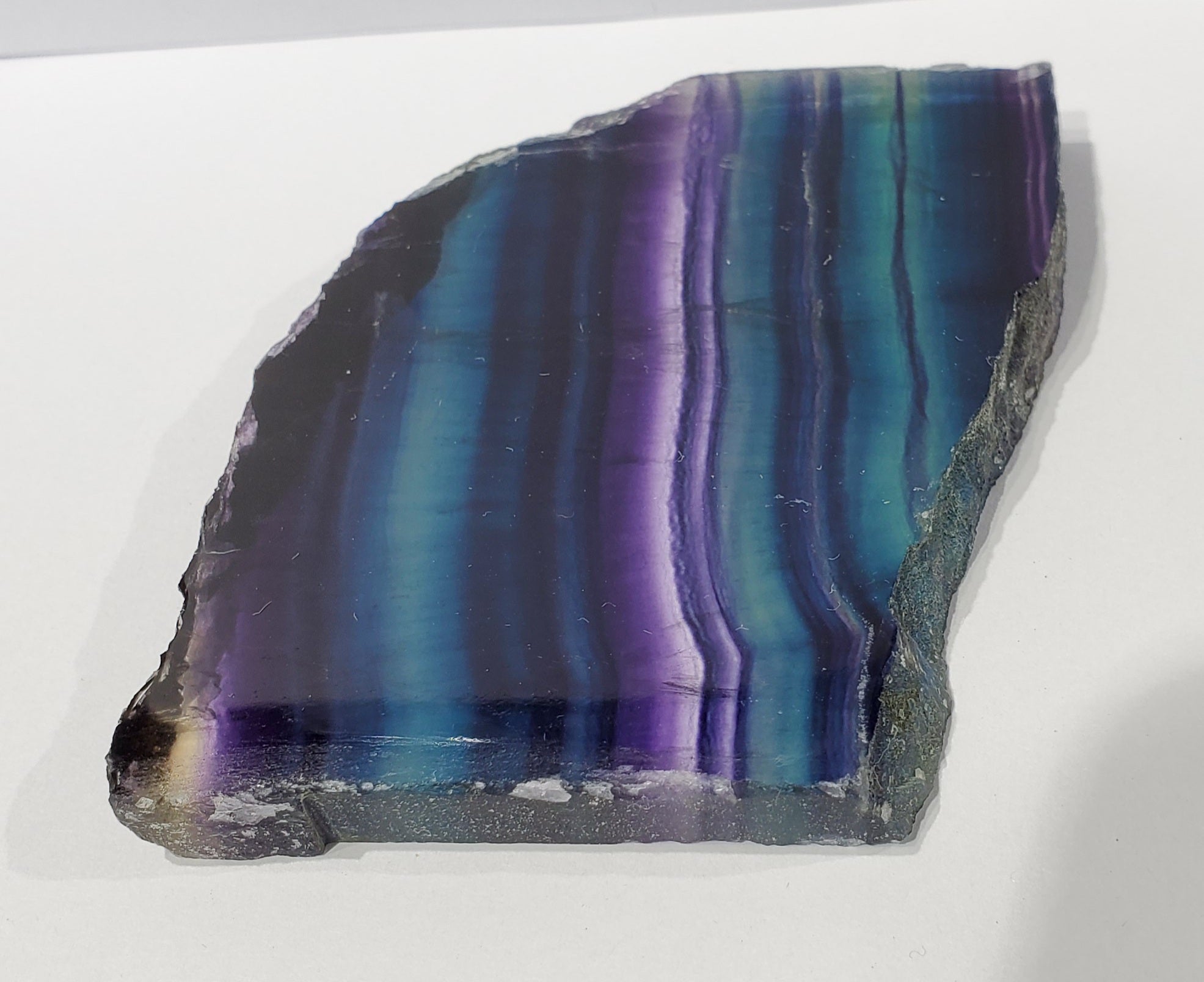 Rainbow Fluorite Slab, China