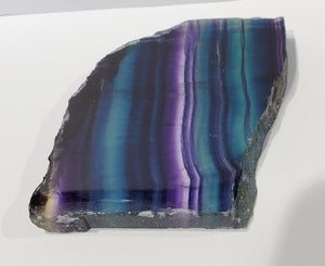 Rainbow Fluorite Slab, China