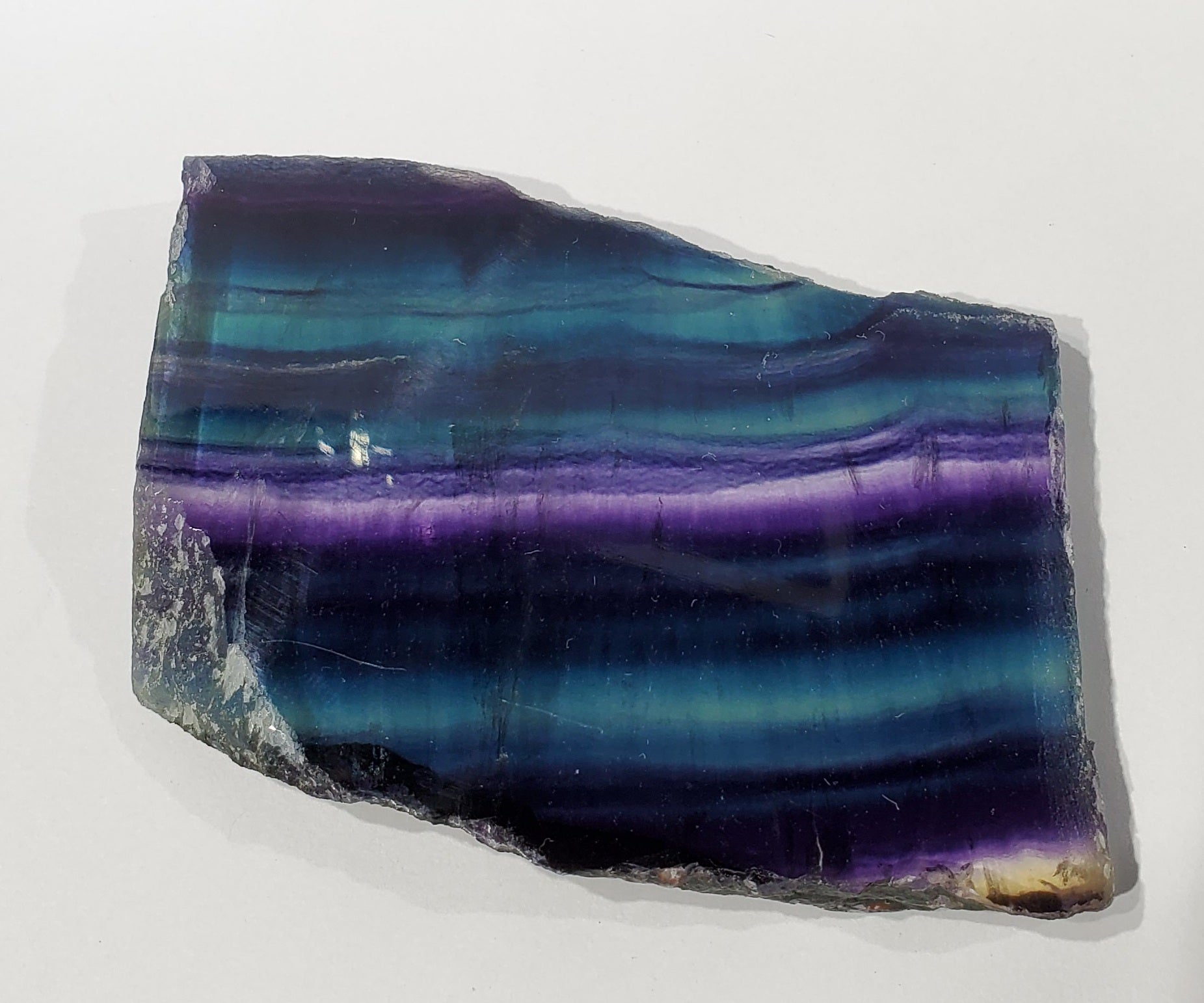 Rainbow Fluorite Slab, China