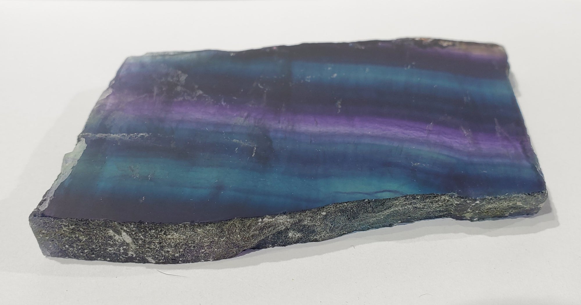 Rainbow Fluorite Slab, China