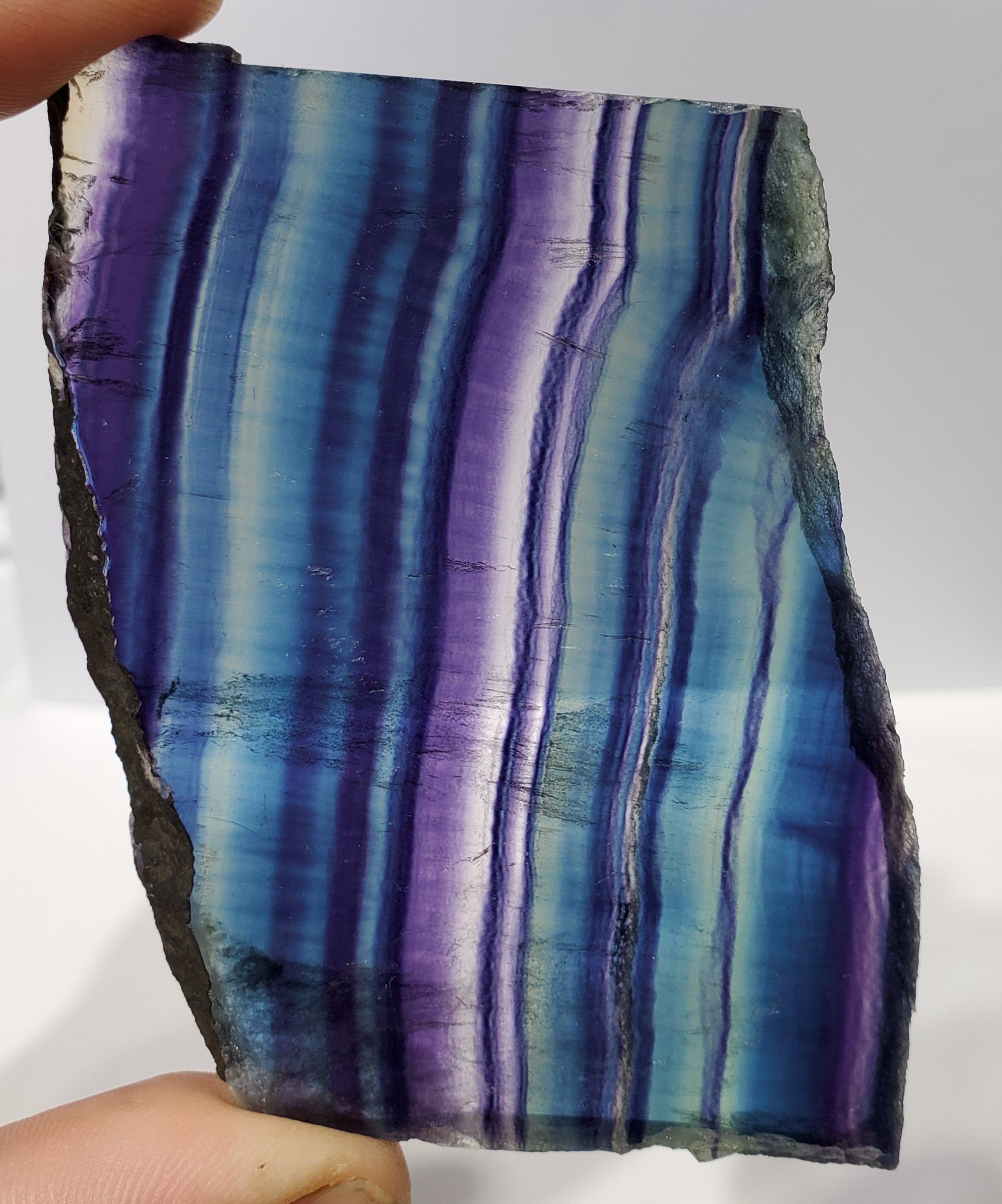 Rainbow Fluorite Slab, China